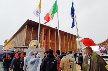 西尾レントオールが建設に参加したイタリア館・インド 西尾レントオールが建設に参加したイタリア館・インド