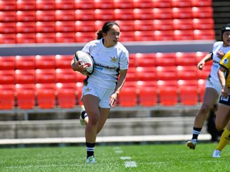 【日本経済大学】長谷部彩音選手、ラグビーセブンズ女 【日本経済大学】長谷部彩音選手、ラグビーセブンズ女