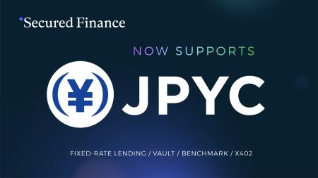 Secured Finance、JPYCを活用した新プロダクト群を発 Secured Finance、JPYCを活用した新プロダクト群を発