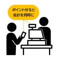 「スマレジ」と連携|飲食店向けポイント会員アプリ作 「スマレジ」と連携|飲食店向けポイント会員アプリ作