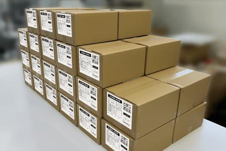 長野県朝日村が奥村印刷の「折り紙食器 beak」8,000セ 長野県朝日村が奥村印刷の「折り紙食器 beak」8,000セ