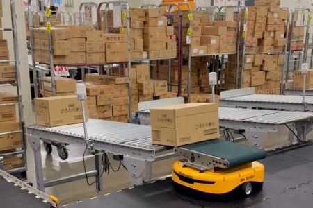 スーパーマーケット専用冷蔵物流センターのt-Sort運用 スーパーマーケット専用冷蔵物流センターのt-Sort運用