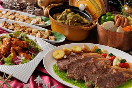 「世界を旅する食べ放題ランチ」。オーストラリア、フ 「世界を旅する食べ放題ランチ」。オーストラリア、フ