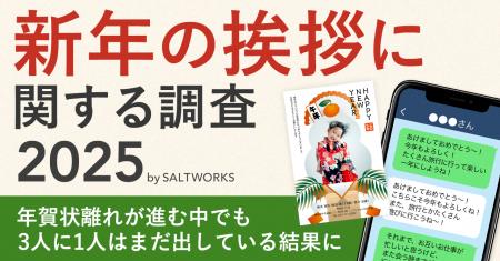 【新年の挨拶に関する調査】3人に1人はまだ年賀状を出 【新年の挨拶に関する調査】3人に1人はまだ年賀状を出