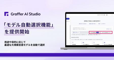 企業向け生成AI活用プラットフォーム「Graffer AI Stu 企業向け生成AI活用プラットフォーム「Graffer AI Stu