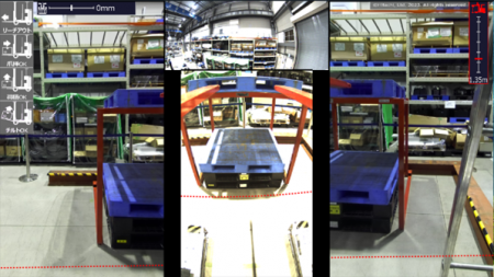 「物流倉庫向け遠隔フォークリフト操作システム」フィ 「物流倉庫向け遠隔フォークリフト操作システム」フィ