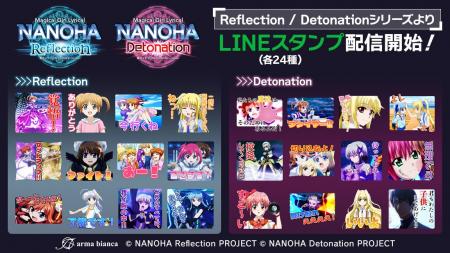 魔法少女リリカルなのはシリーズのLINEスタンプが登場 魔法少女リリカルなのはシリーズのLINEスタンプが登場