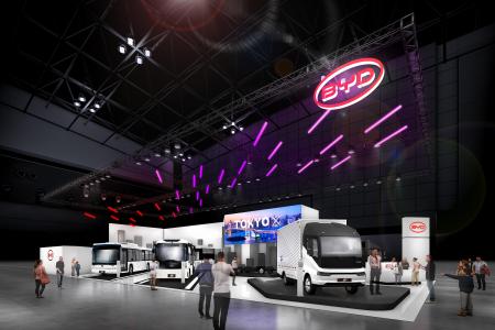 【世界初公開】BYDのEVトラック「T35」がトレーラーサ 【世界初公開】BYDのEVトラック「T35」がトレーラーサ