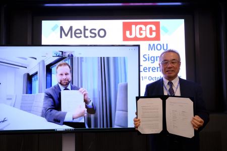Metso社とリチウム精錬分野での協業に向けたMOUを締結 Metso社とリチウム精錬分野での協業に向けたMOUを締結