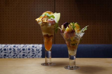 甘さと塩気を一度に味わう、秋限定「Wメロンパフェ体 甘さと塩気を一度に味わう、秋限定「Wメロンパフェ体