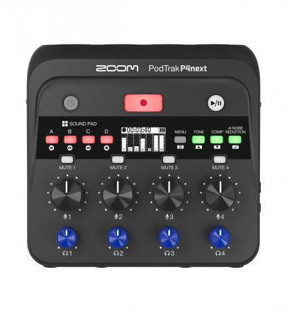 次世代の4XLR入力ポッドキャストレコーダー『PodTrak 次世代の4XLR入力ポッドキャストレコーダー『PodTrak