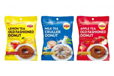 Lipton (リプトン)のパウダーを使用した3種類のドーナ Lipton (リプトン)のパウダーを使用した3種類のドーナ