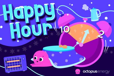 オクトパスエナジー、「冬のハッピーアワー」を実施決 オクトパスエナジー、「冬のハッピーアワー」を実施決