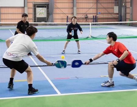 ピックルボール会員数約30倍、バドミントン約2倍と、 ピックルボール会員数約30倍、バドミントン約2倍と、