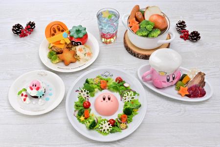 星のカービィの『Kirby Cafe (カービィカフェ)』にて 星のカービィの『Kirby Cafe (カービィカフェ)』にて