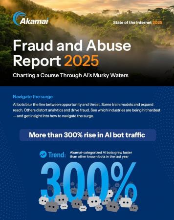 Akamai 脅威レポート: AI ボットの急増、1年間で300 Akamai 脅威レポート: AI ボットの急増、1年間で300
