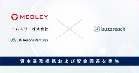 Buzzreach、治験DX推進に向けて、メドレー・エムスリ Buzzreach、治験DX推進に向けて、メドレー・エムスリ