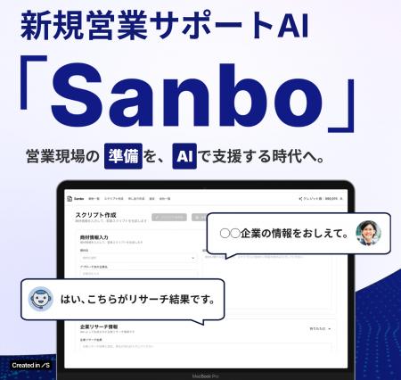 営業現場の「準備」をAIが代行。インサイドセールス支 営業現場の「準備」をAIが代行。インサイドセールス支