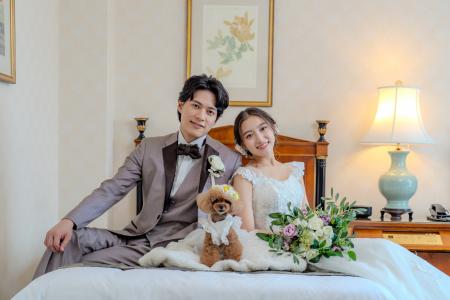 【ホテル椿山荘東京】愛犬や愛猫と一緒に撮影ができる 【ホテル椿山荘東京】愛犬や愛猫と一緒に撮影ができる