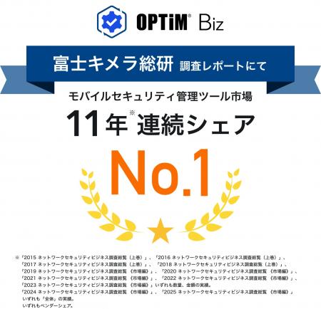 MDM・PC管理サービス「OPTiM Biz」、富士キメラutf-8 MDM・PC管理サービス「OPTiM Biz」、富士キメラutf-8