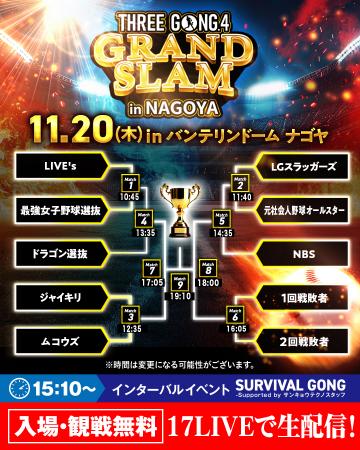 【開幕間近】「THREE GONG.4 -GRAND SLAM- in NAGOYA 【開幕間近】「THREE GONG.4 -GRAND SLAM- in NAGOYA
