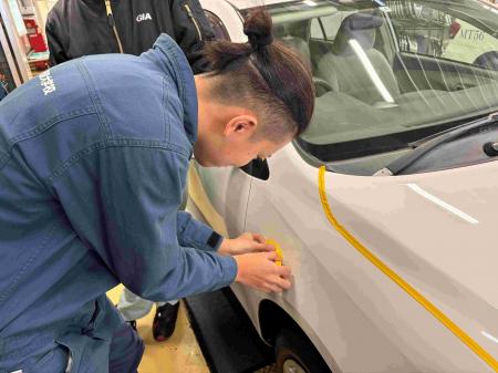 【専門学校 新潟国際自動車大学校】傷ついた車がまる 【専門学校 新潟国際自動車大学校】傷ついた車がまる