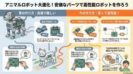 100円パーツで自律停止を実現!“アニモーションロボ” 100円パーツで自律停止を実現!“アニモーションロボ”
