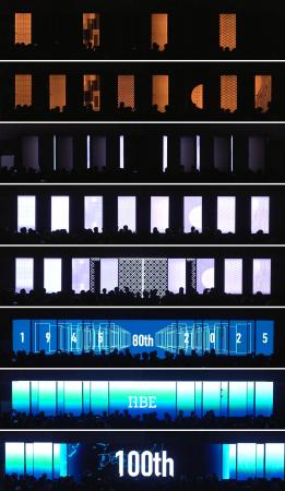 阿部興業(ABE)、創業80周年記念式典で Rhizomatiks 阿部興業(ABE)、創業80周年記念式典で Rhizomatiks