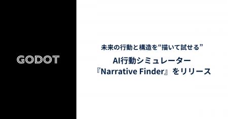 Godot、未来の行動と構造を“描いて試せる”AI行動シミ Godot、未来の行動と構造を“描いて試せる”AI行動シミ