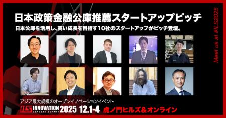日本政策金融公庫推薦の10社のスタートアップがピッチ 日本政策金融公庫推薦の10社のスタートアップがピッチ