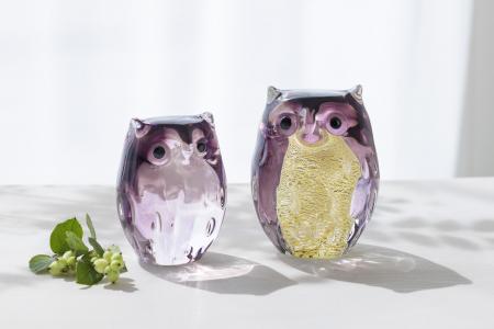 津軽びいどろ「ふくろう」シリーズに約4年ぶりの新色 津軽びいどろ「ふくろう」シリーズに約4年ぶりの新色