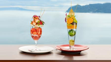 熱海の絶景にひたるホテルニューアカオの敷地内カフェ 熱海の絶景にひたるホテルニューアカオの敷地内カフェ