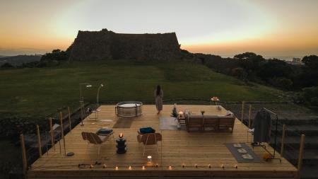 インフラ開発不要で、世界遺産にポップアップリゾート インフラ開発不要で、世界遺産にポップアップリゾート