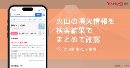 【Yahoo!検索】噴火警戒レベルなど火山に関する情報を 【Yahoo!検索】噴火警戒レベルなど火山に関する情報を