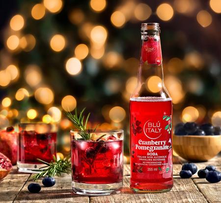 イタリアンソーダ “ブルーイタリー” より「クランベリ イタリアンソーダ “ブルーイタリー” より「クランベリ