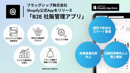フラッグシップ Shopifyアプリ「B2E 社販管理アプリ」 フラッグシップ Shopifyアプリ「B2E 社販管理アプリ」