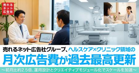 売れるネット広告社グループ、ヘルスケア×クリニック 売れるネット広告社グループ、ヘルスケア×クリニック
