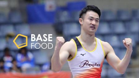 トランポリン2025年世界選手権日本代表 岸大貴選手と トランポリン2025年世界選手権日本代表 岸大貴選手と