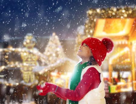 雪降るクリスマスマーケット「たまアリ△タウン クリス 雪降るクリスマスマーケット「たまアリ△タウン クリス