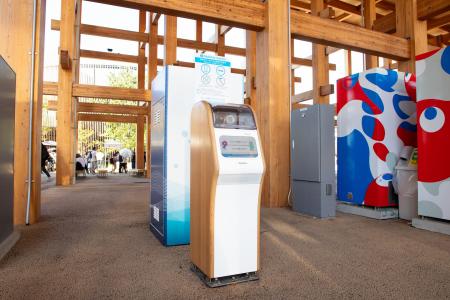 大阪・関西万博に設置した「マイボトル洗浄機」を三菱 大阪・関西万博に設置した「マイボトル洗浄機」を三菱