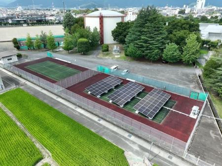 甲府市・昭和町の4浄水施設における太陽光発電設備導 甲府市・昭和町の4浄水施設における太陽光発電設備導