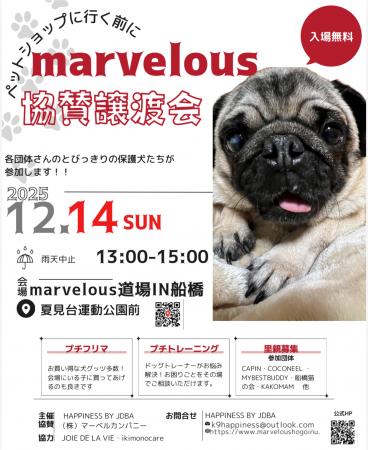 12月14日「marvelous協賛譲渡会」にCAPINも参加 12月14日「marvelous協賛譲渡会」にCAPINも参加