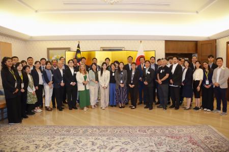 在マレーシア日本国大使公邸にて「日馬フードイノベー 在マレーシア日本国大使公邸にて「日馬フードイノベー