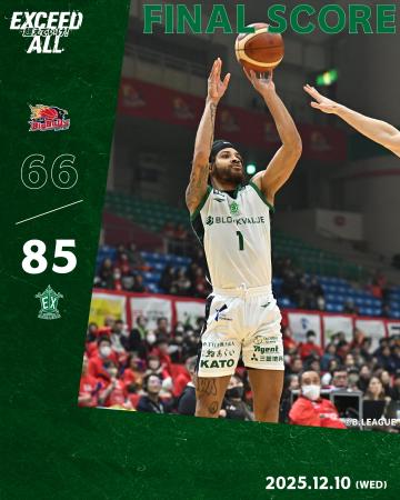 【横浜エクセレンス】全員得点を記録しアウェー岩手ビ 【横浜エクセレンス】全員得点を記録しアウェー岩手ビ