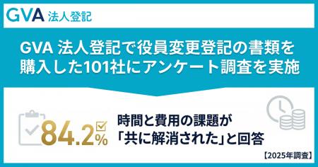 GVA 法人登記で役員変更登記の書類を購入した101社に GVA 法人登記で役員変更登記の書類を購入した101社に