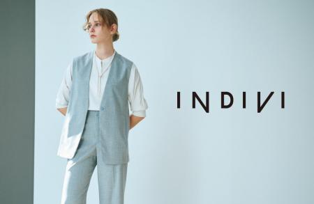 着回し自在の大人の上質セットアップINDIVI 「キャリ 着回し自在の大人の上質セットアップINDIVI 「キャリ