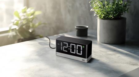 光で「整える」デジタルクロック。BRAUNから視認性と 光で「整える」デジタルクロック。BRAUNから視認性と