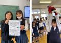 佐賀市・中川副小学校で「プラスマLIFEさが」アップサ 佐賀市・中川副小学校で「プラスマLIFEさが」アップサ