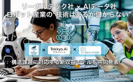 リーガルテック社 × AIデータ社、ロボット産業の“技術 リーガルテック社 × AIデータ社、ロボット産業の“技術