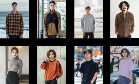 Genwork、アパレルモデル撮影を画像生成AIで完全代替 Genwork、アパレルモデル撮影を画像生成AIで完全代替